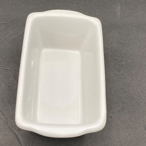 Christmas Loaf Pans Garden Ridge Mini Ceramic Snowman lot‎ of 2 VTG 6x3.5x3 - Picture 10 of 16